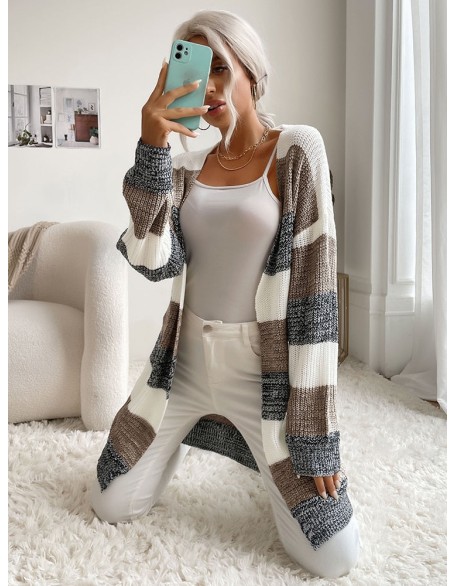 Plus Size Camouflage Print Long Sleeve Top & Pants Set