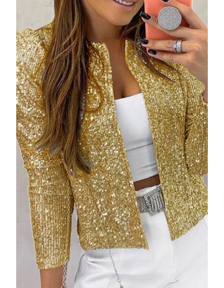 Contrast Sequin Tassel Design Skew Neck Top